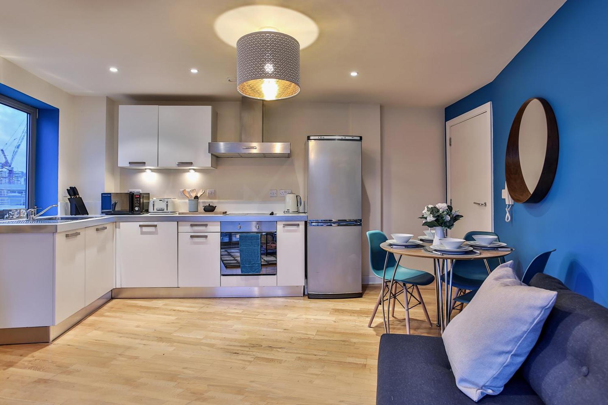 Skyview Apartment By Noknokstay - City Centre With Parking - Group, Family, Business Sheffield Exterior photo