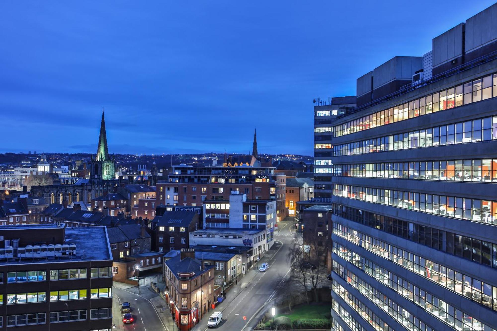 Skyview Apartment By Noknokstay - City Centre With Parking - Group, Family, Business Sheffield Exterior photo